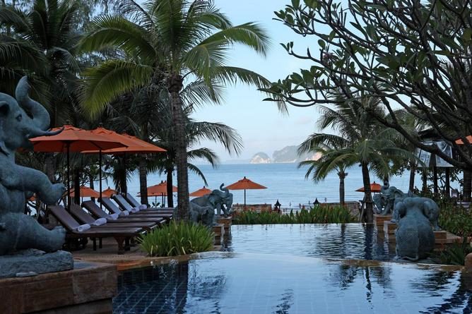 Shaded plunge pools