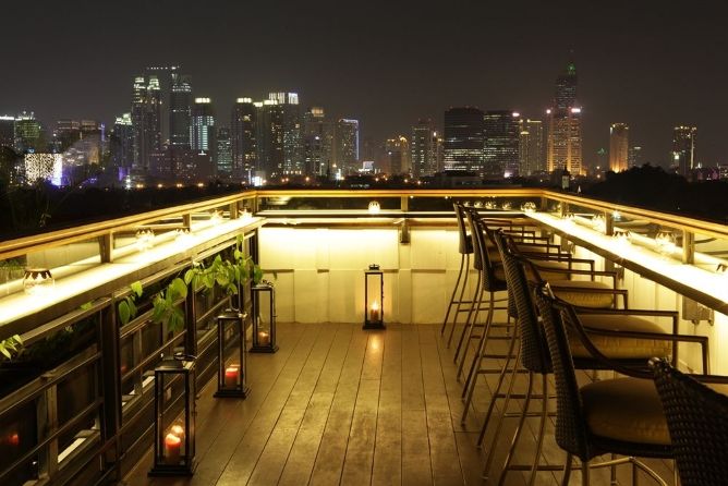 Views from La Vue bar