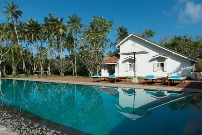 Rock Villa's gardens & pool