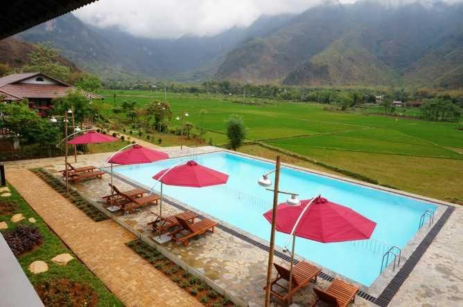 Pool with a view