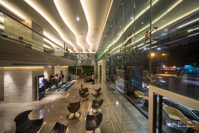 Hotel lobby