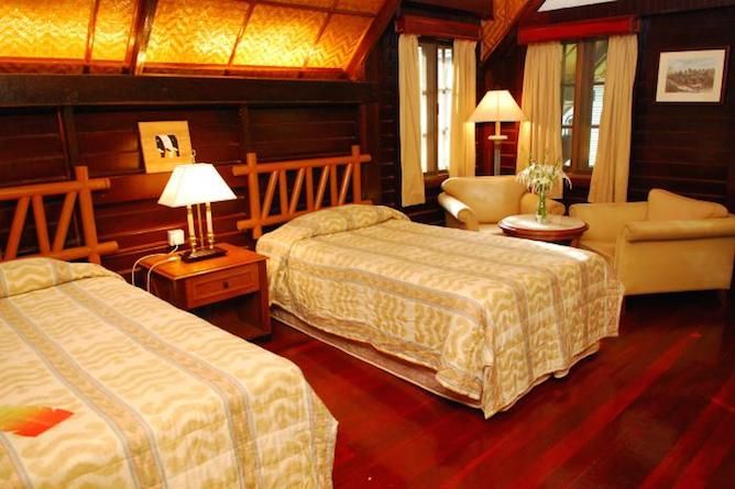 Chalet bedroom interior