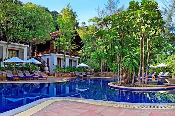 Resort swimming pool