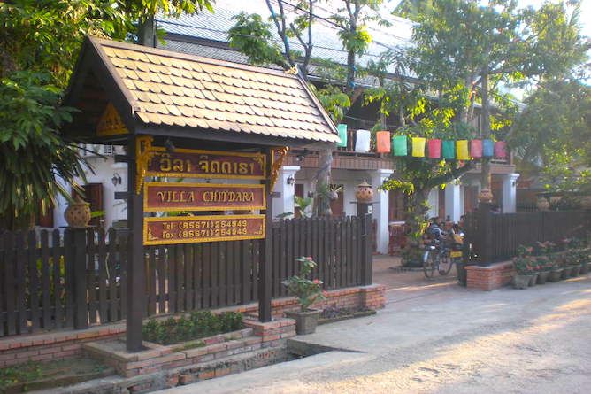 Villa Chitdara entrance