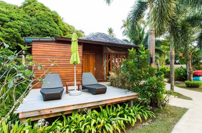 Beachfront room