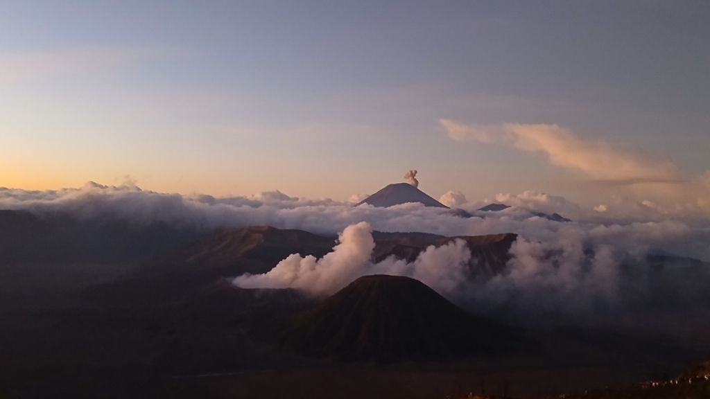Sunrise over Bromo Java Indonesia