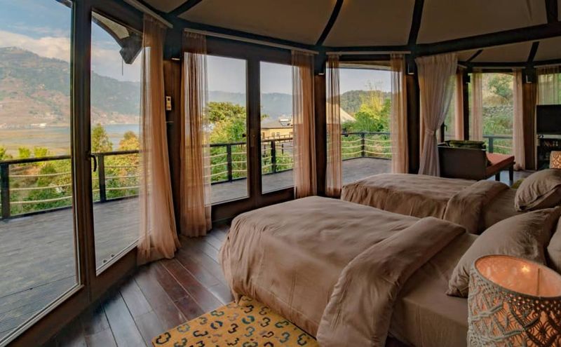 Talk about a room with a view!