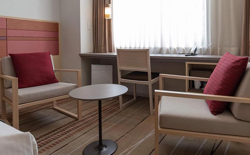 In-room seating area