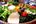a tray of food on a table