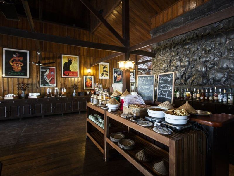 Breakfast buffet at La Folie