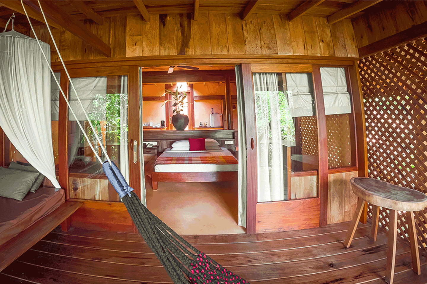 Bedroom balcony at the the Veranda Resort