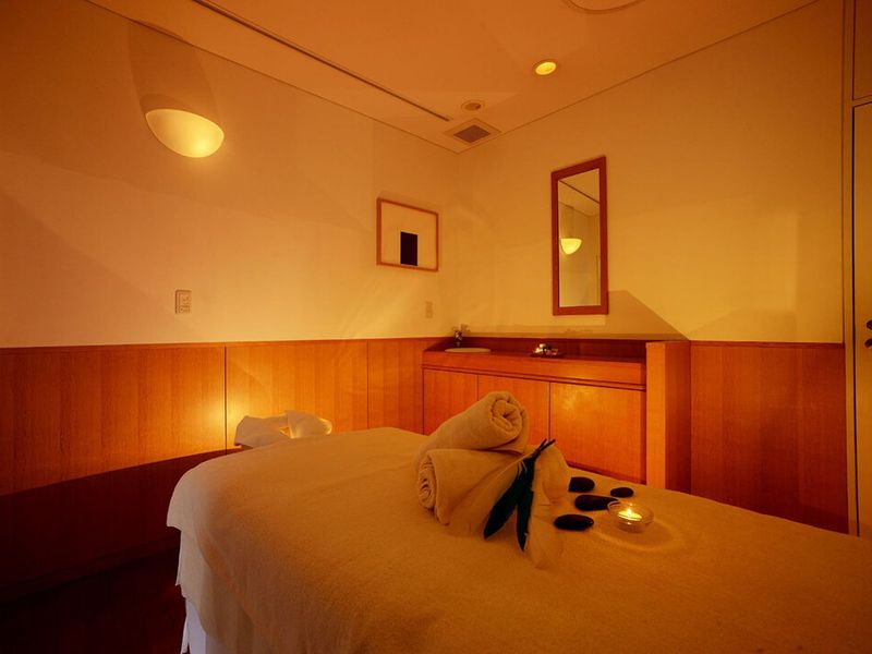 Spa treatment room at Benesse House