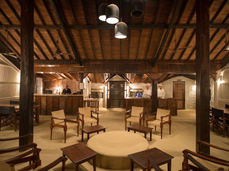 Restaurant at Tiger Tops Tharu Lodge