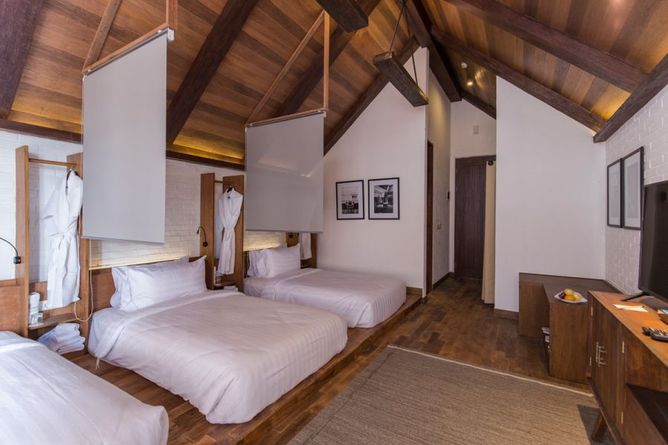 Deluxe attic room