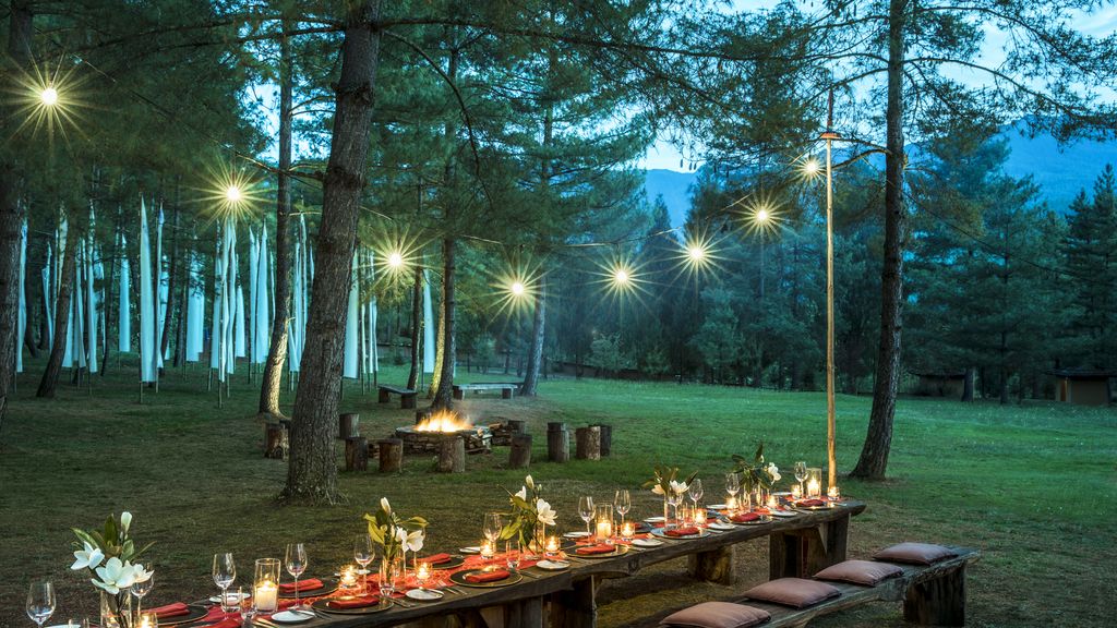 COMO Paro Archery Field Dinner