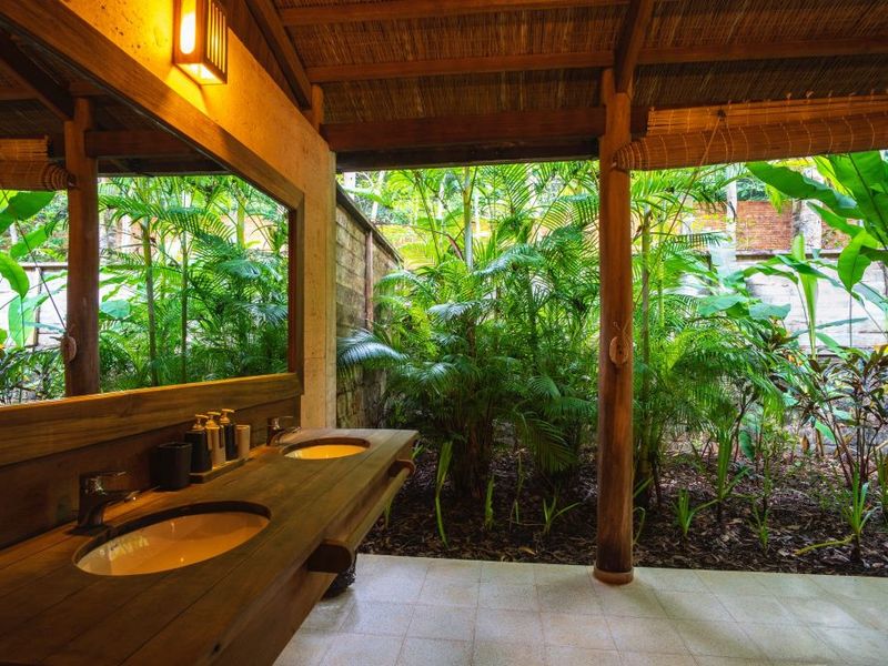 Open air bathroom at Mango Bay Phu Quoc