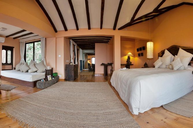 A rustic, welcoming feel
