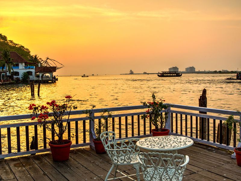 Dining with a sea view