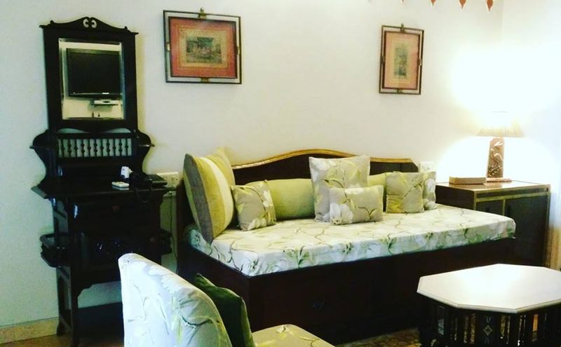 Restored interiors with contemporary style
