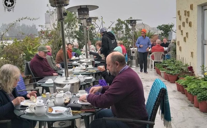 Rooftop dining