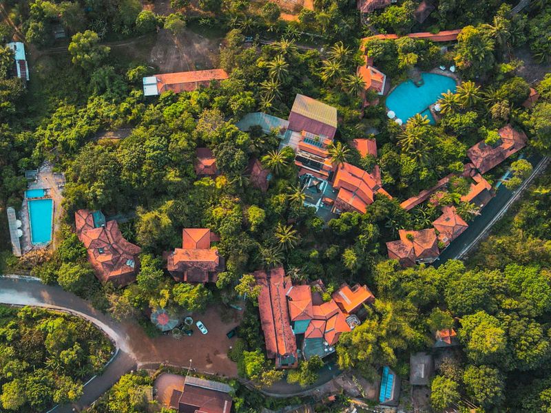 Aerial view of the Veranda Resort