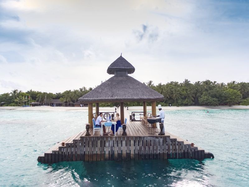 Private dining at Reethi Beach