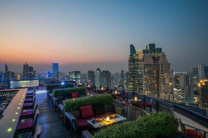 Sky bar and restaurant