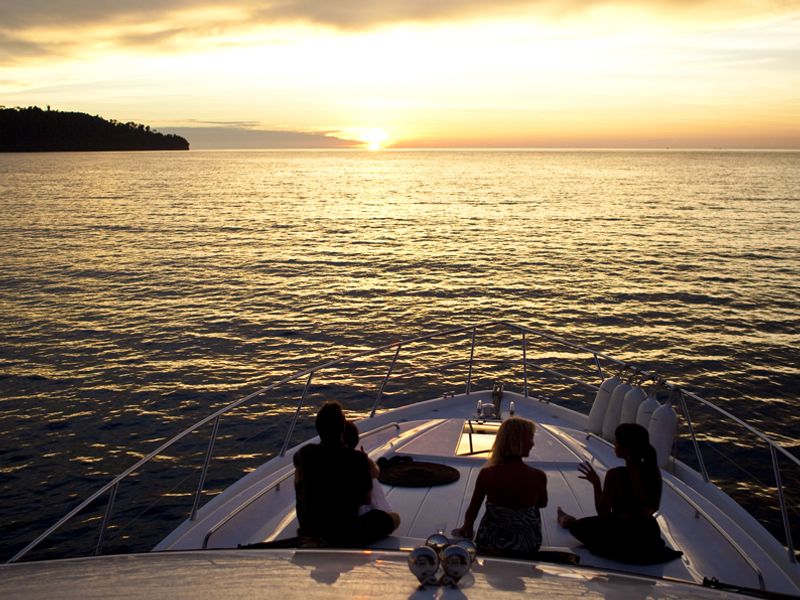 Sunset boat cruise
