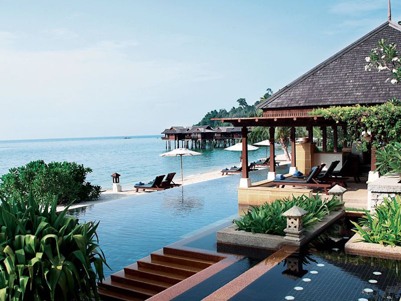 Swimming pool at Pangkor Laut Resort