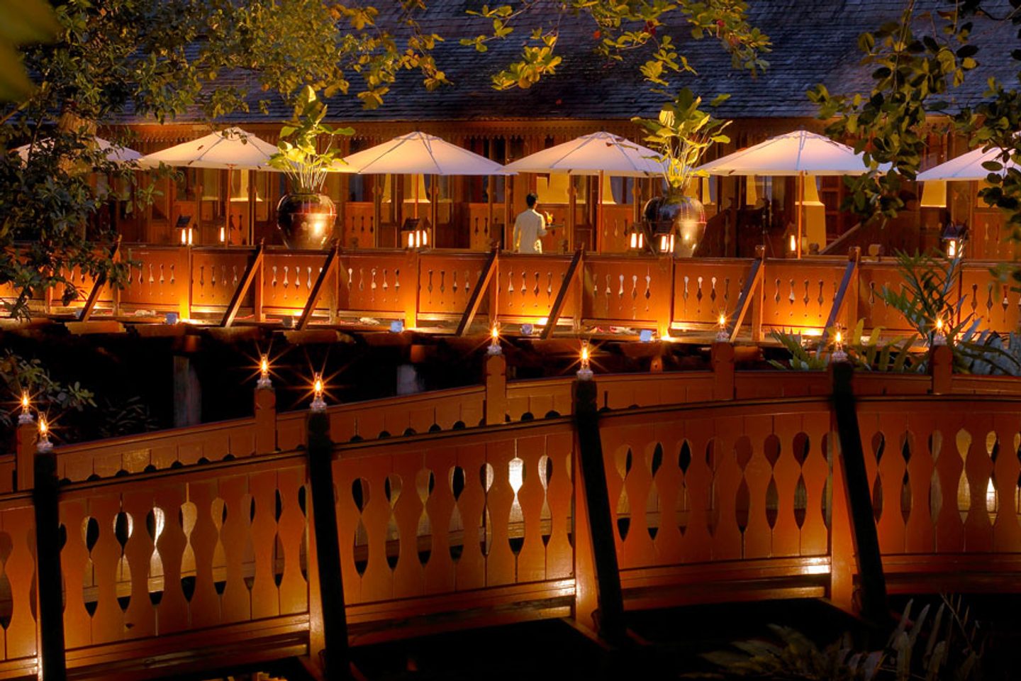 Tanjong Jara Resort at night