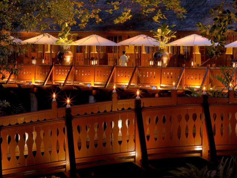 Tanjong Jara Resort at night