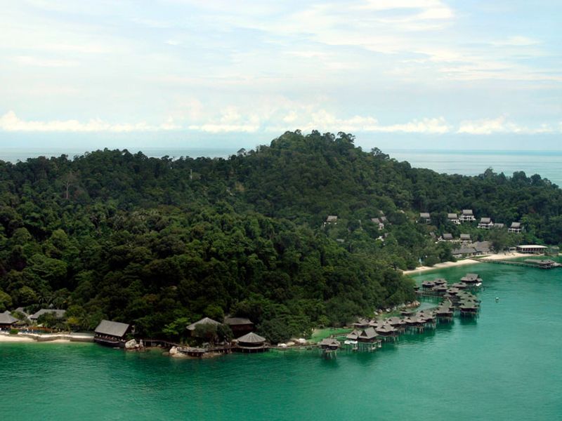 Aerial view of Pangkor Laut Resort