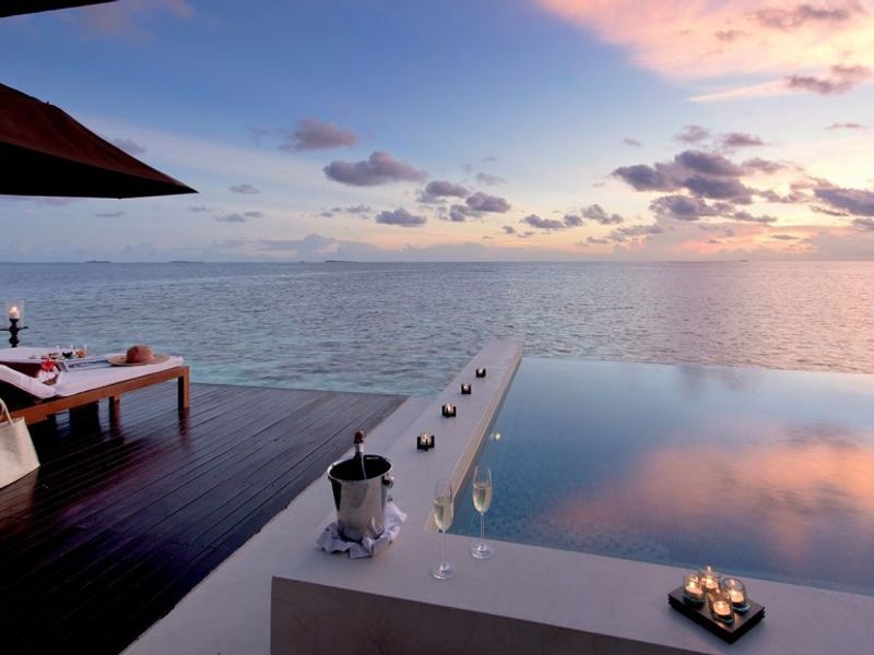 Plunge pool at Lily Beach