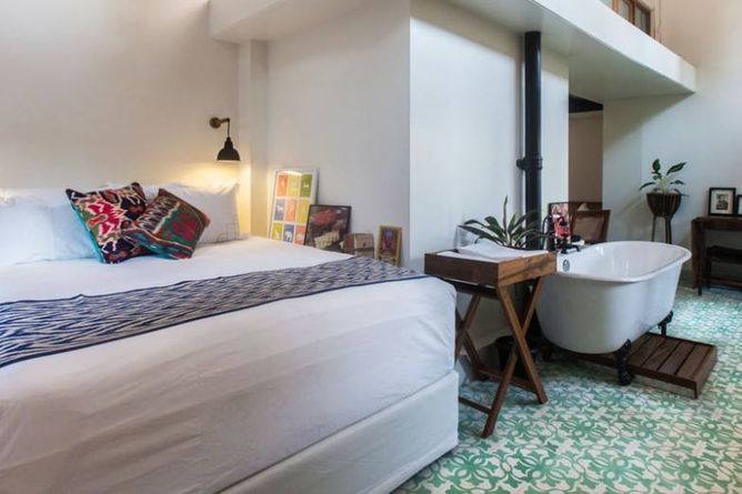 Local style in the guestroom design