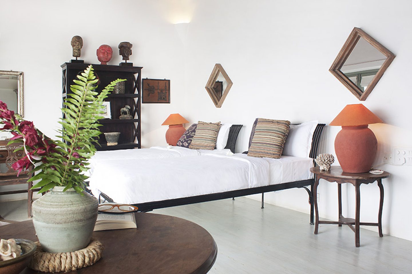Bedroom at Ahilya by the Sea