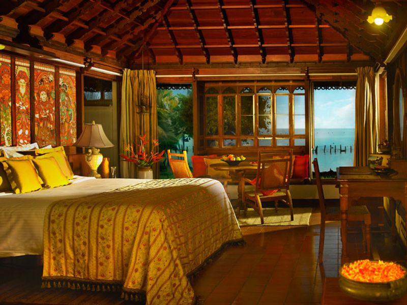 Bedroom at Kumarakom Lake Resort