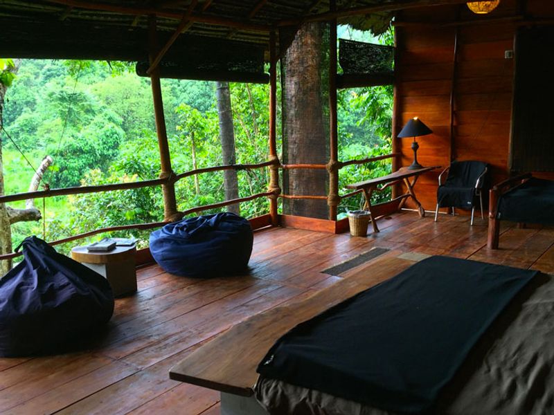 Room with terrace at Borderlands Camp