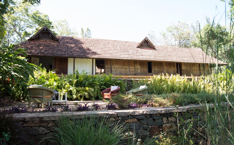 The house with terraced garden