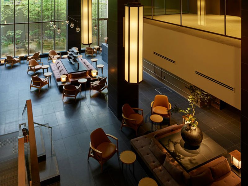 Lounge area at Celestine Hotel Kyoto