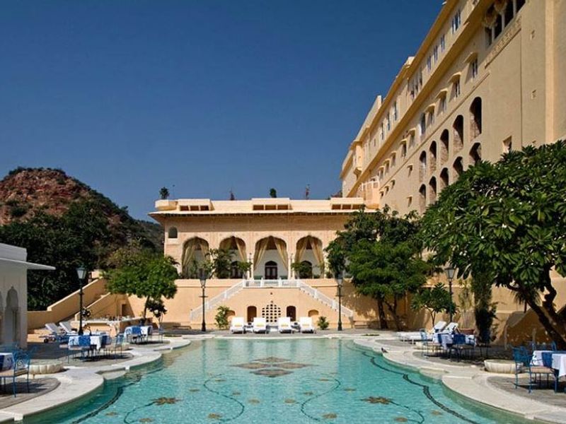 Swimming pool at Samode Palace