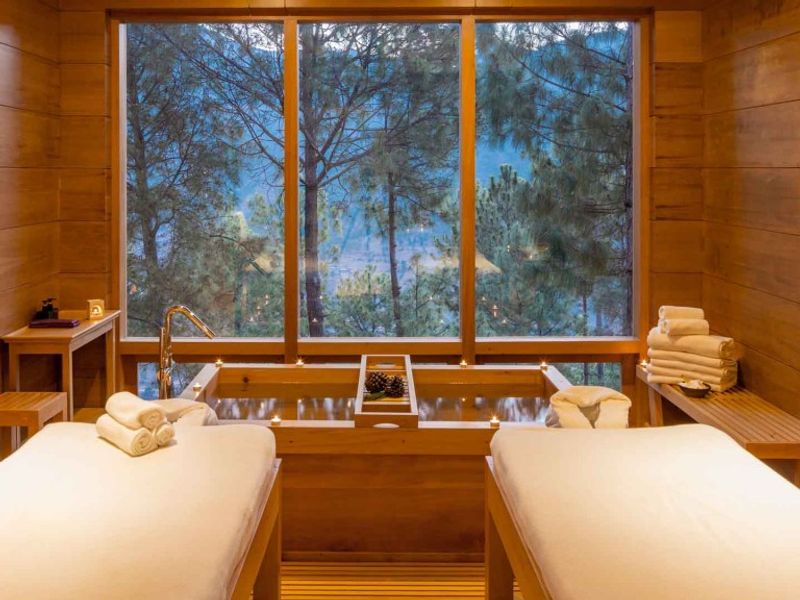 Spa treatment room at Dhensa Boutique Resort