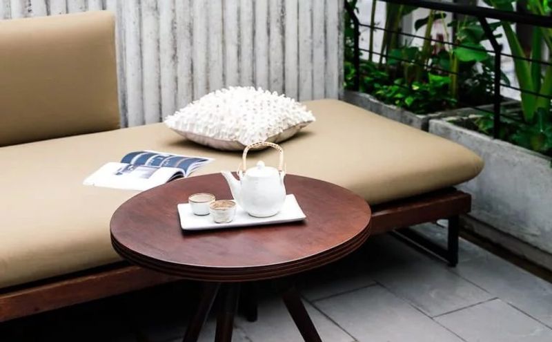 Relax on private terraces