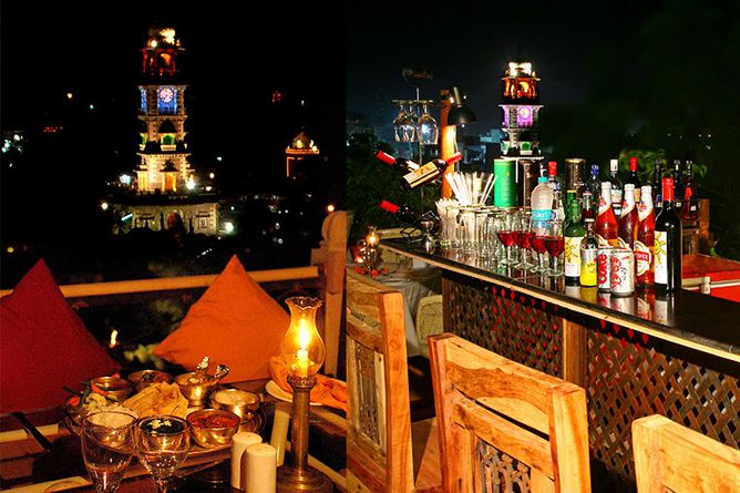 Rooftop drinks and nibbles
