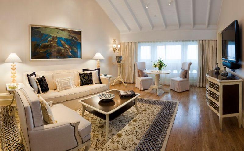 Luxury suite lounge area