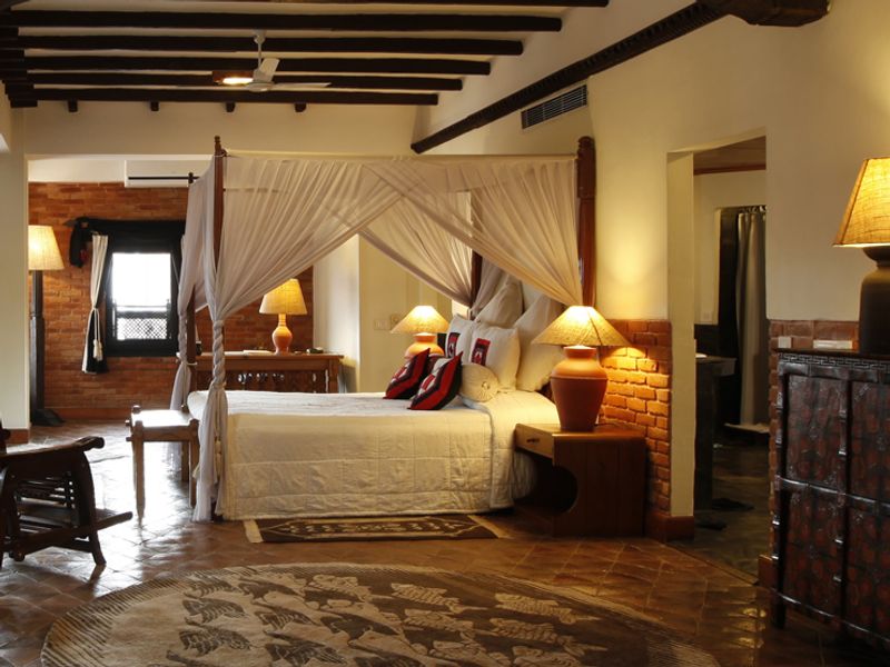 Executive suite at Dwarika's Hotel