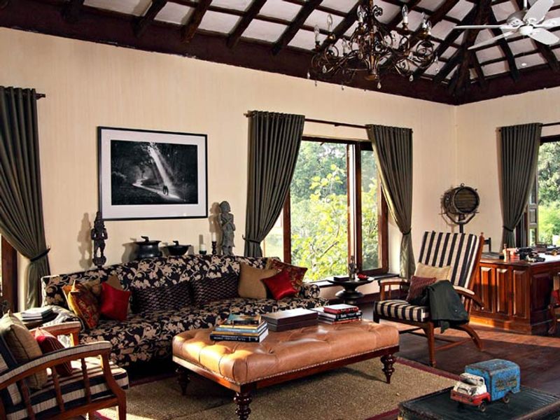 Lounge at Samode Safari Lodge