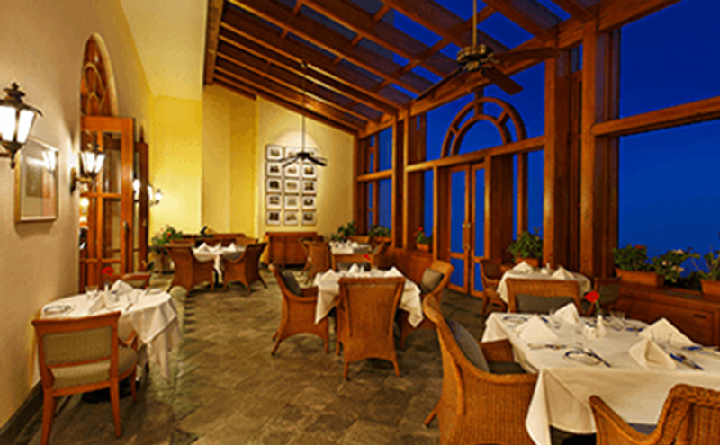 Restaurant terrace