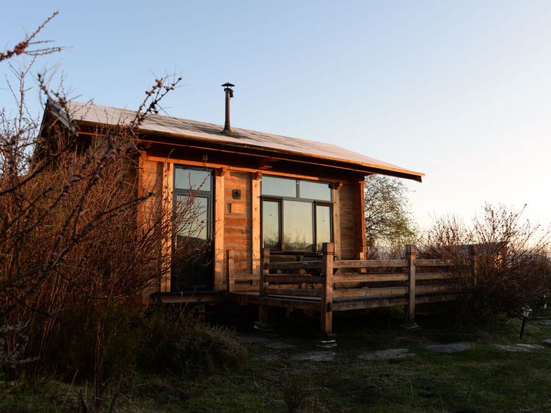 Wooden cabin at Norden Camp