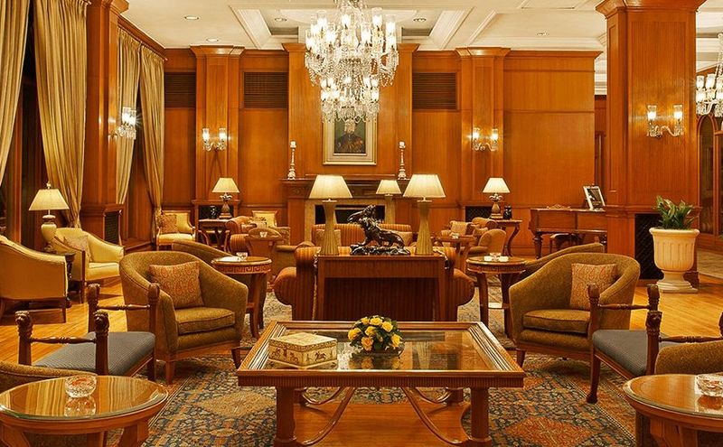 Hotel lounge area