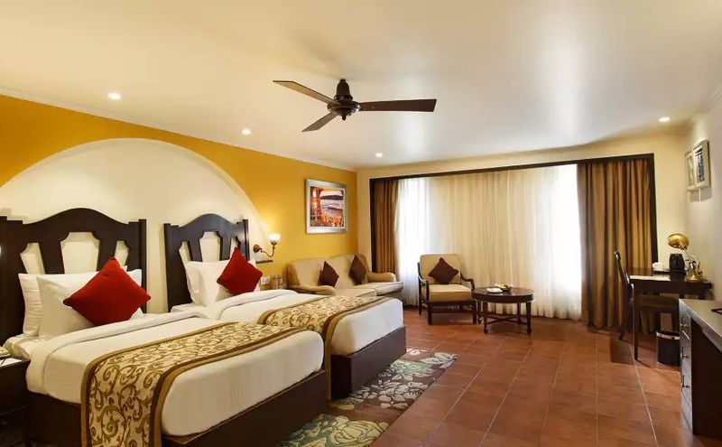 Spacious twin room